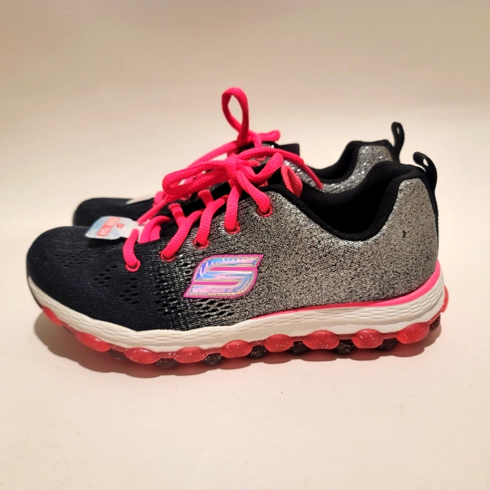 Skechers Girl's Skech-Air-Ultra Glitterbeam Fashion Sneakers Shoes